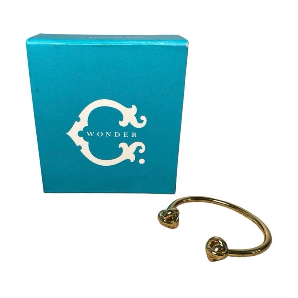 C. Wonder Gold Knot Open Bangle